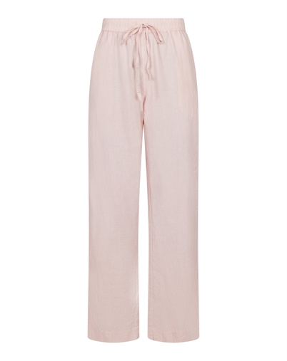 Neo Noir - Sonar Linen Hose - Rose Smoke